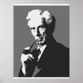 Poster Les penseurs - Bertrand Russell (Devant)