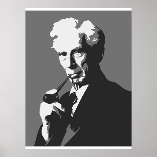 Poster Les penseurs - Bertrand Russell (Devant)