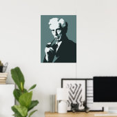 Poster Les penseurs - Bertrand Russell (Bureau à domicile)