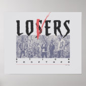 Poster Les perdants s'accrochent (Devant)