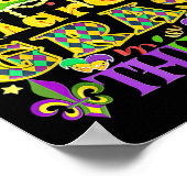 Poster Les perles et la lessive C'est un Mardi Gras (Coin)