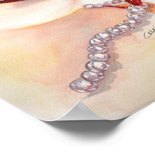 Poster "Les perles !" Imprimer 8x10 (Coin)