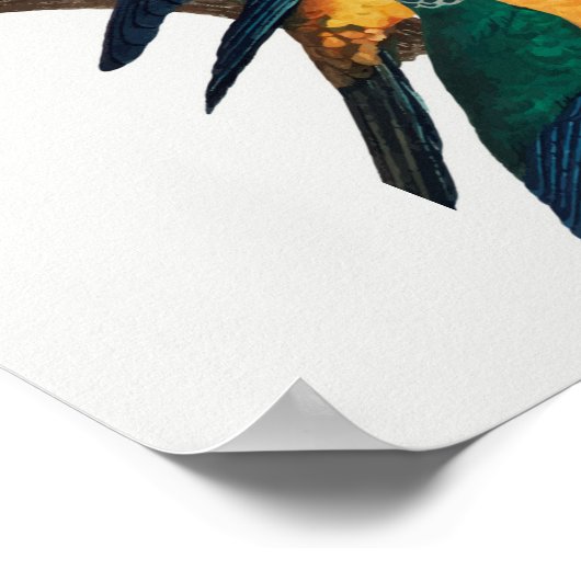 Poster Les perroquets (Coin)