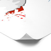 Poster Les personnages de Noël de père Noël et Elf (Coin)