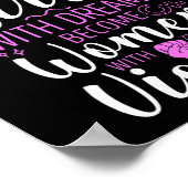 Poster Les Petites Filles Avec Des Rêves Deviennent Des F (Coin)