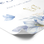 Poster Les Petits Bébés Papillons Sont Baby shower Garçon (Coin)