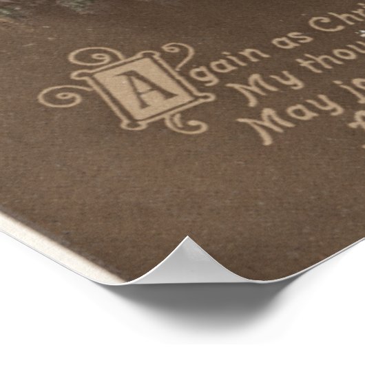 Poster Les petits enfants qui s'embrassent (Coin)