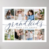 Poster Les petits font la vie grand | 8 Collage photo (Devant)