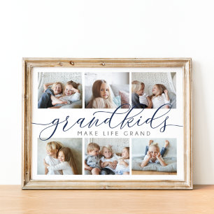Poster Les petits font la vie grand   Collage de photos