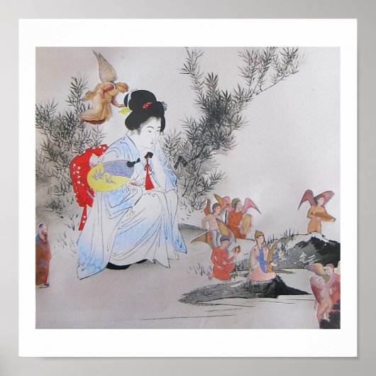 Poster Les Petits Gens - art du collage (Devant)