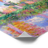 Poster Les peupliers au soleil, Monet (Coin)