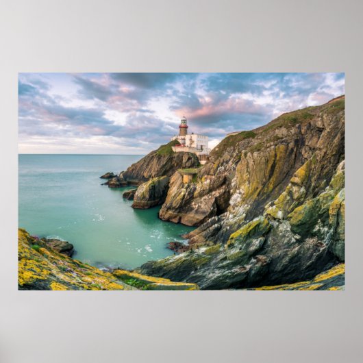 Poster Les phares | Baily Lighthouse Dublin, Irlande (Devant)