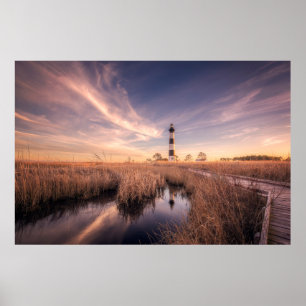 Poster Les phares Bodie Island Outerbanks
