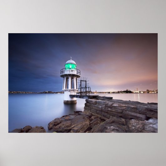 Poster Les phares | Cremne Point Lighthouse Australie (Devant)