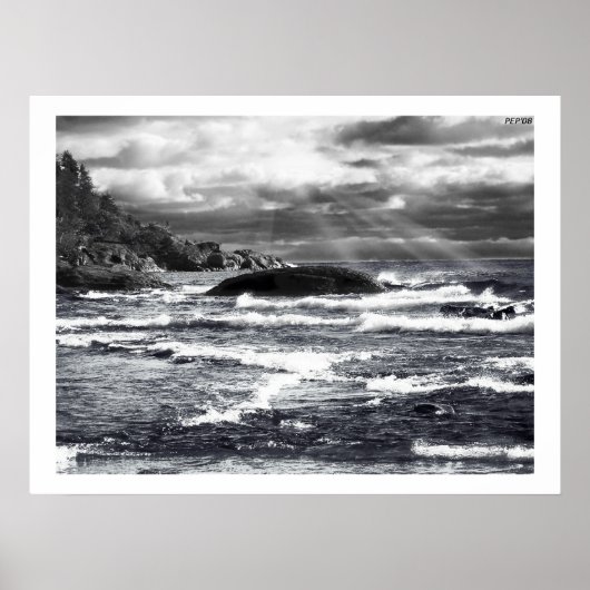 Poster Les phares du lac Supérieur (Devant)