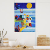 Poster Les phares et le bateau de Leo (Cuisine)