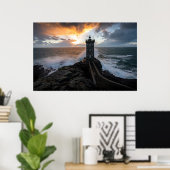 Poster Les phares | Le Conquet Le Phare Kermorvan (Bureau à domicile)