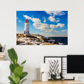 Poster Les phares | Peggy's Cove Nouvelle-Écosse (Bureau à domicile)