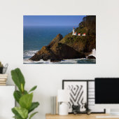Poster Les phares | Phare de la côte de l'Oregon (Bureau à domicile)