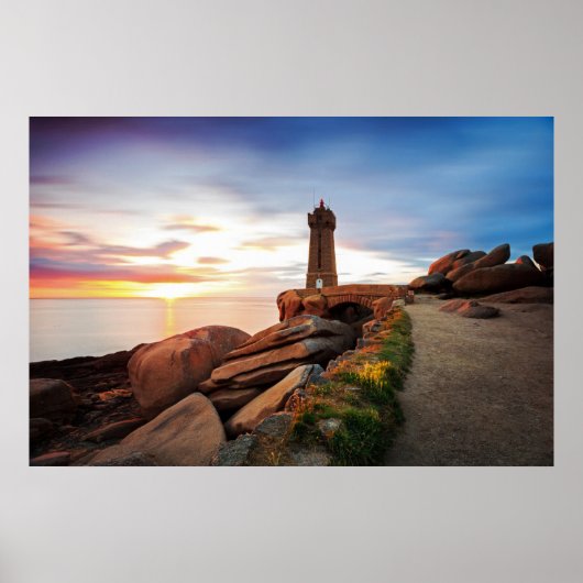 Poster Les phares | Phare de Mean Ruz (Devant)