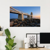 Poster Les phares | Phare de Port Clyde Maine (Bureau à domicile)