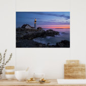 Poster Les phares | Phare du Cap Elizabeth Maine (Cuisine)