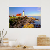 Poster Les phares | Rockport Lighthouse Maine (Cuisine)