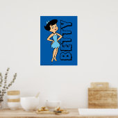 Poster Les Pierrafeu | Betty Rubble (Cuisine)