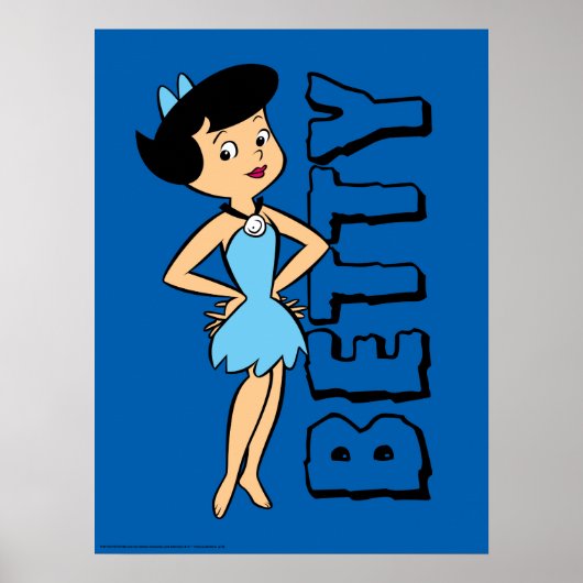 Poster Les Pierrafeu | Betty Rubble (Devant)