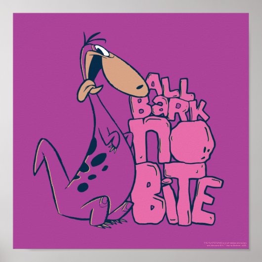 Poster Les Pierrafeu | Dino - Tout l'écorce sans morsure (Devant)