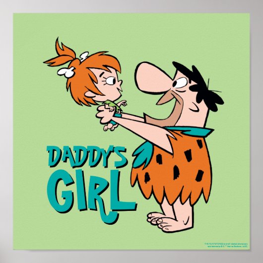 Poster Les Pierrafeu | Fred & Pebbles - La fille de papa (Devant)