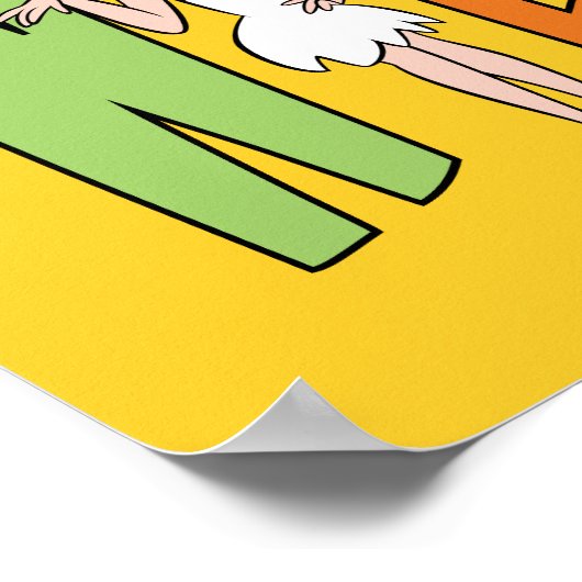 Poster Les Pierrafeu | WILMA ! (Coin)