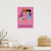 Poster Les Pierrafeu | Wilma & Betty Rock Stars (Cuisine)