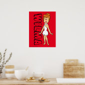 Poster Les Pierrafeu | Wilma Flintstone (Cuisine)