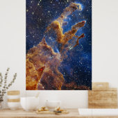 Poster Les piliers de la création | NIRCam | JWST (Cuisine)