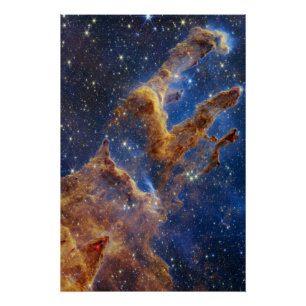 Poster Les piliers de la création ressemblent à T-Rex