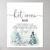 Poster Les pins d'hiver Comment Cocoa Bar (Devant)