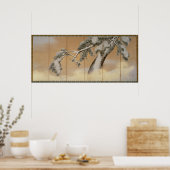 Poster Les pins sous la neige (Cuisine)