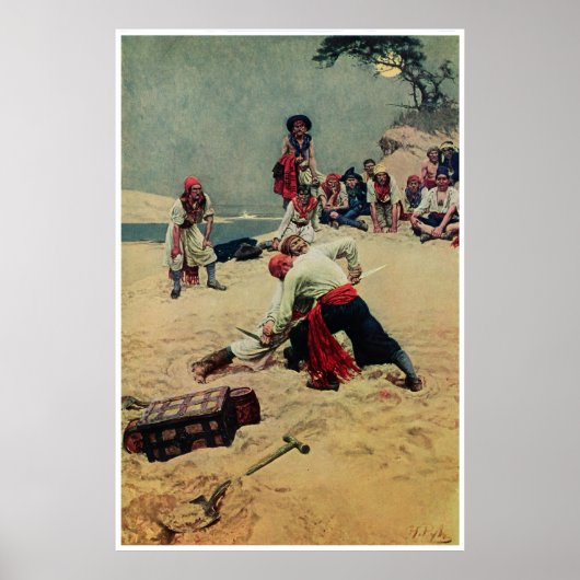 Poster Les pirates combattent le trésor (Devant)