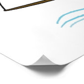 Poster Les pirates dinosaures naviguent sur les sept mers (Coin)