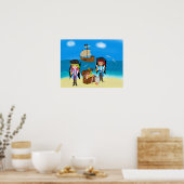 Poster Les pirates et le trésor (Cuisine)