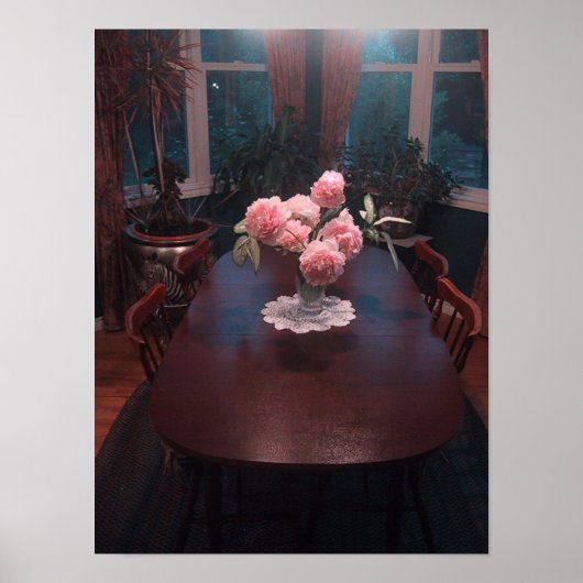 Poster Les pivoines (Devant)