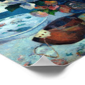 Poster Les pivoines chinoises et mandoline | Paul Gauguin (Coin)