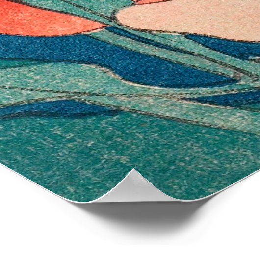 Poster Les pivoines et les canaries (Coin)