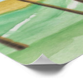 Poster Les plaines avec des eucalyptus (Coin)