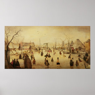 Poster Les plaisirs de l'hiver