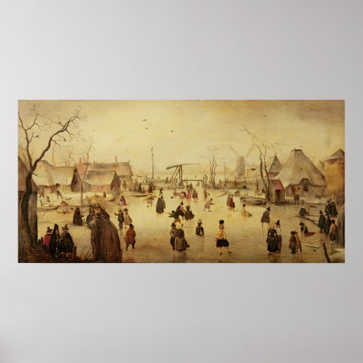 Poster Les plaisirs de l'hiver (Devant)