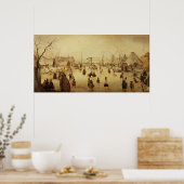 Poster Les plaisirs de l'hiver (Cuisine)