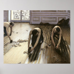 Poster Les planeuses de parquet, 1875