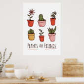 Poster Les Plantes plantes sont amis (Cuisine)